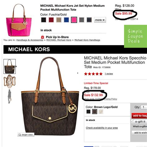 coupon macys michael kors|macy's michael kors sale.